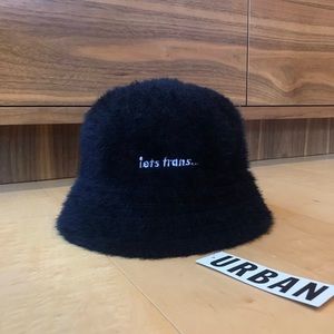 Fuzzy bucket hat from UO - Brand New